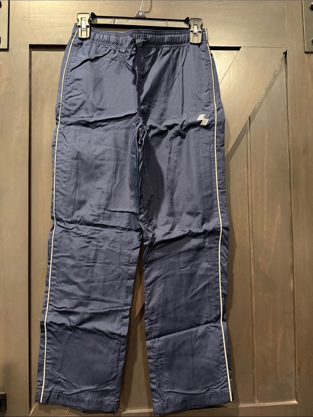 *4/$20 Kids Navy Joggers with White Piping